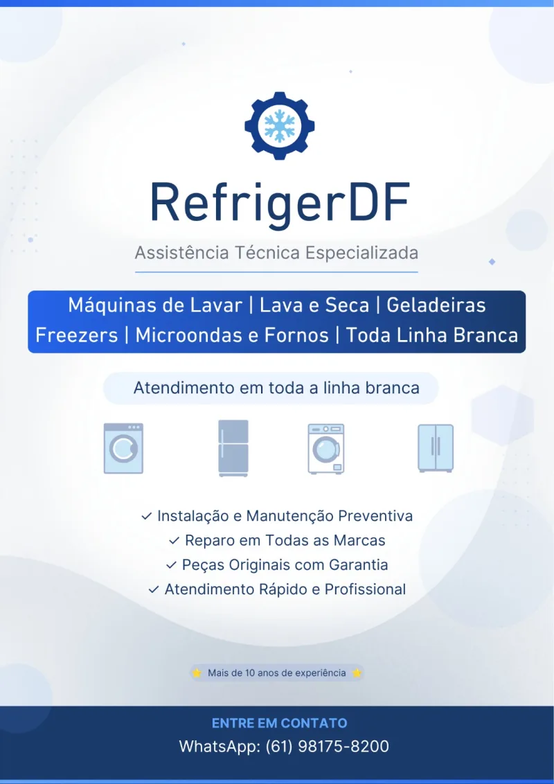 RefrigerDF refrigeração assistência tecnica