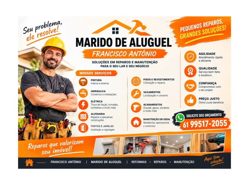 MARIDO DE ALUGUEL - REFORMAS EM GERAL
